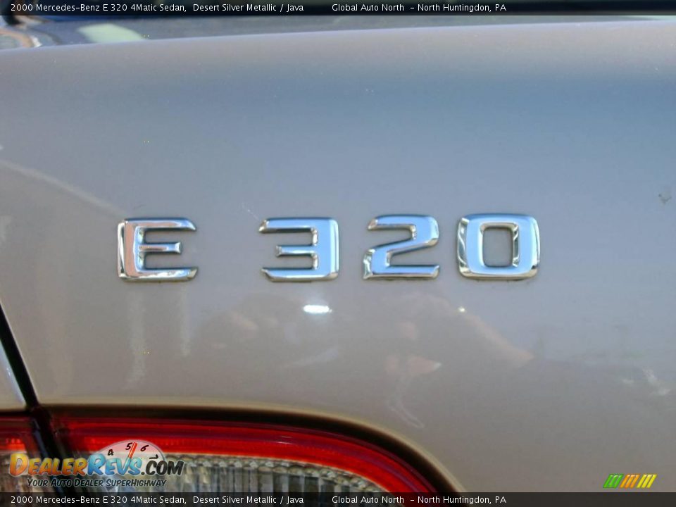 2000 Mercedes-Benz E 320 4Matic Sedan Desert Silver Metallic / Java Photo #8