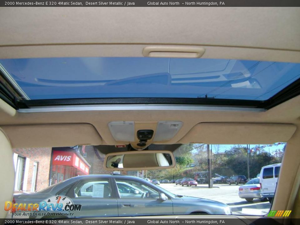 2000 Mercedes-Benz E 320 4Matic Sedan Desert Silver Metallic / Java Photo #18