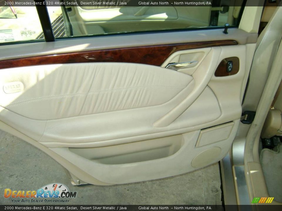 2000 Mercedes-Benz E 320 4Matic Sedan Desert Silver Metallic / Java Photo #20