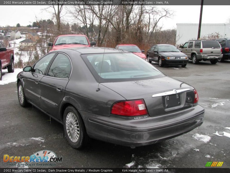 2002 Mercury Sable GS Sedan Dark Shadow Grey Metallic / Medium Graphite Photo #5