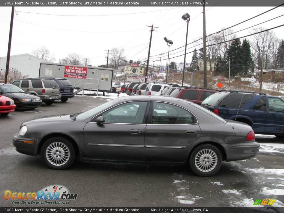 2002 Mercury Sable GS Sedan Dark Shadow Grey Metallic / Medium Graphite Photo #6