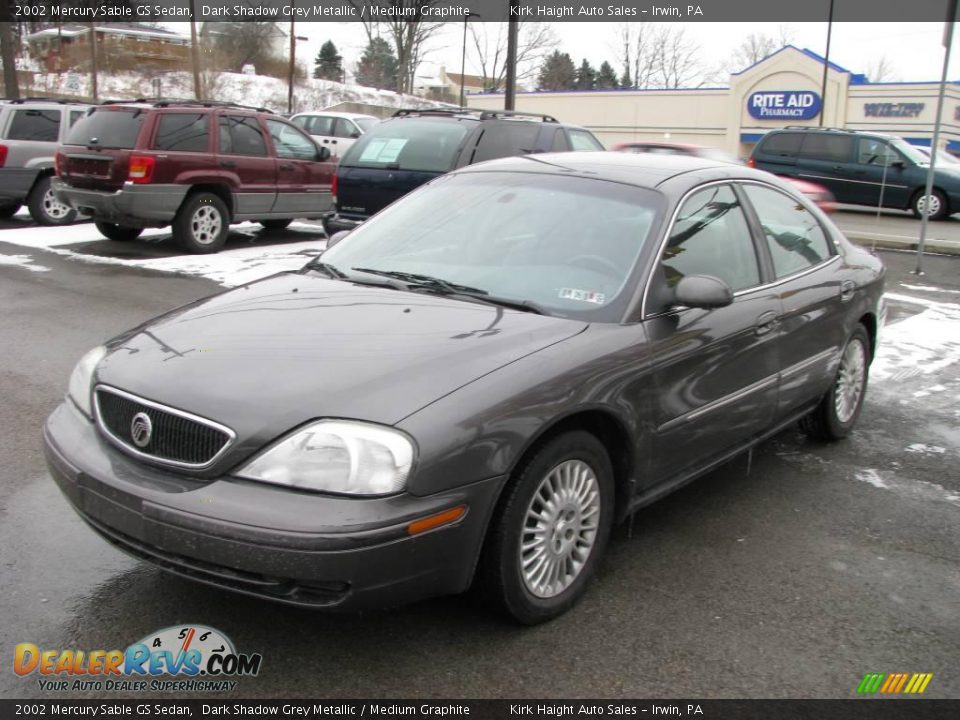 2002 Mercury Sable GS Sedan Dark Shadow Grey Metallic / Medium Graphite Photo #7