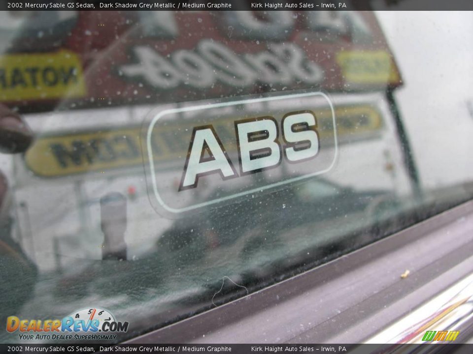 2002 Mercury Sable GS Sedan Dark Shadow Grey Metallic / Medium Graphite Photo #9