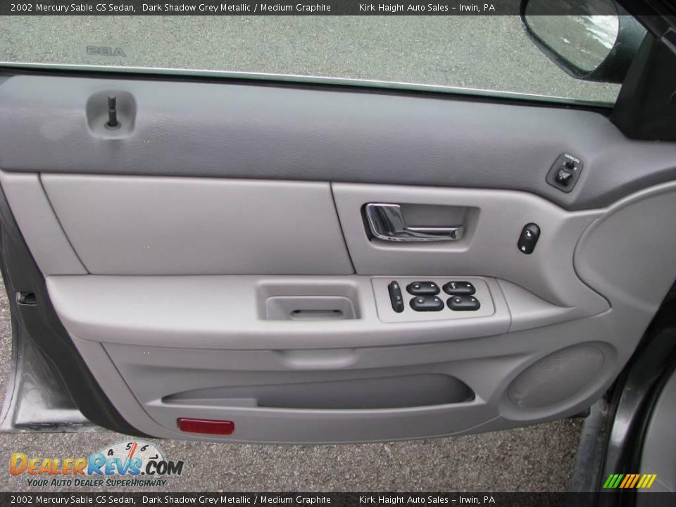 2002 Mercury Sable GS Sedan Dark Shadow Grey Metallic / Medium Graphite Photo #10
