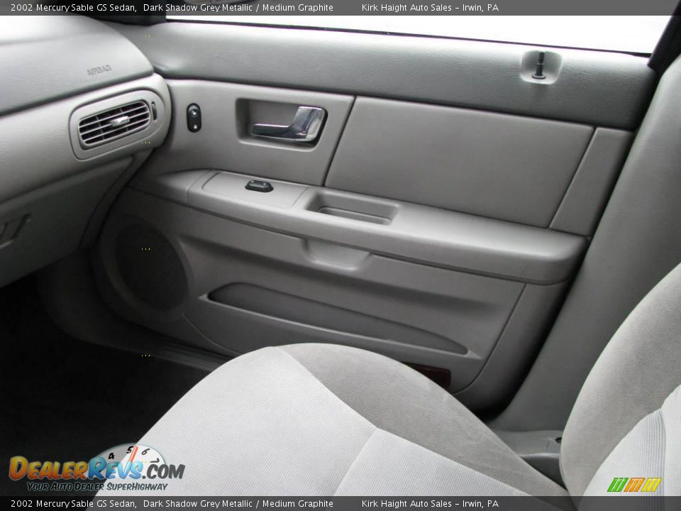 2002 Mercury Sable GS Sedan Dark Shadow Grey Metallic / Medium Graphite Photo #13