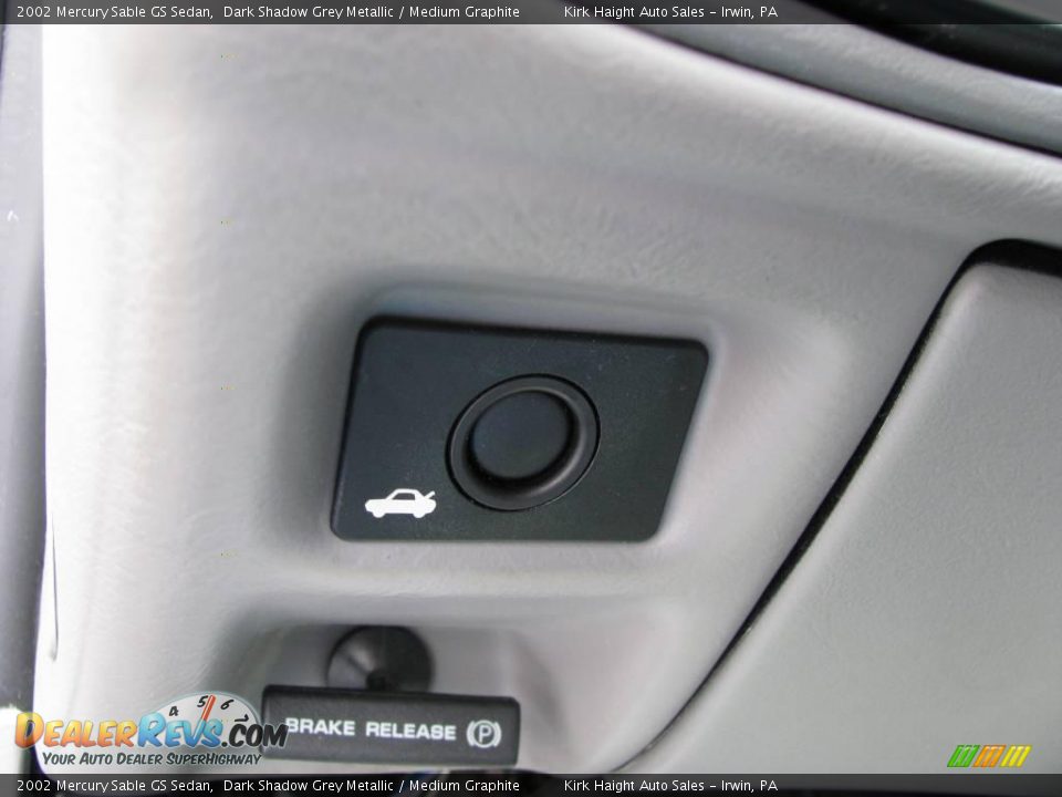 2002 Mercury Sable GS Sedan Dark Shadow Grey Metallic / Medium Graphite Photo #14