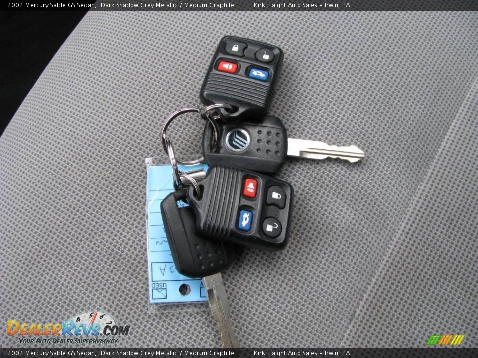 2002 Mercury Sable GS Sedan Dark Shadow Grey Metallic / Medium Graphite Photo #16