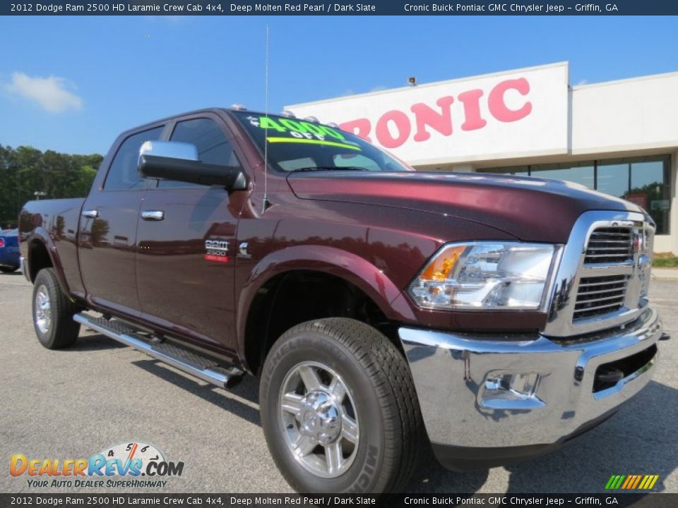 2012 Dodge Ram 2500 HD Laramie Crew Cab 4x4 Deep Molten Red Pearl / Dark Slate Photo #1