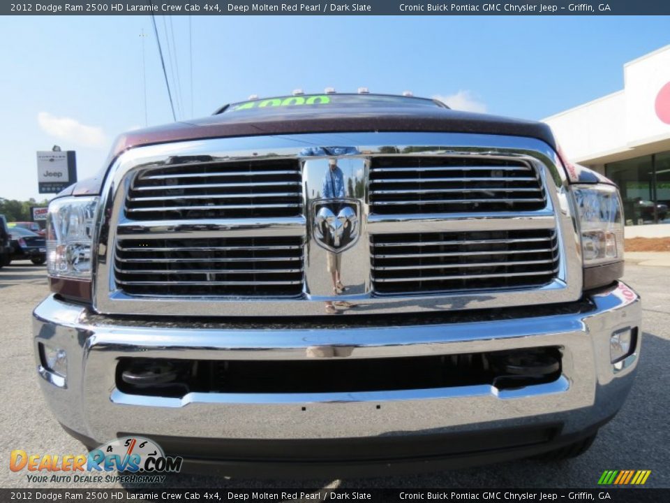 2012 Dodge Ram 2500 HD Laramie Crew Cab 4x4 Deep Molten Red Pearl / Dark Slate Photo #2