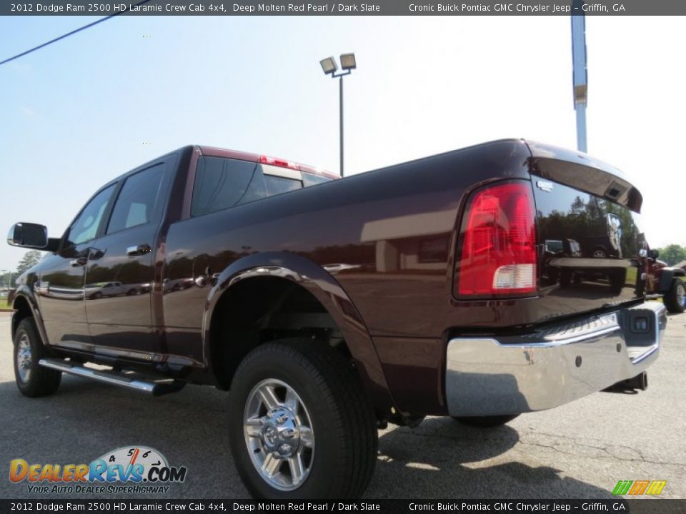 2012 Dodge Ram 2500 HD Laramie Crew Cab 4x4 Deep Molten Red Pearl / Dark Slate Photo #5