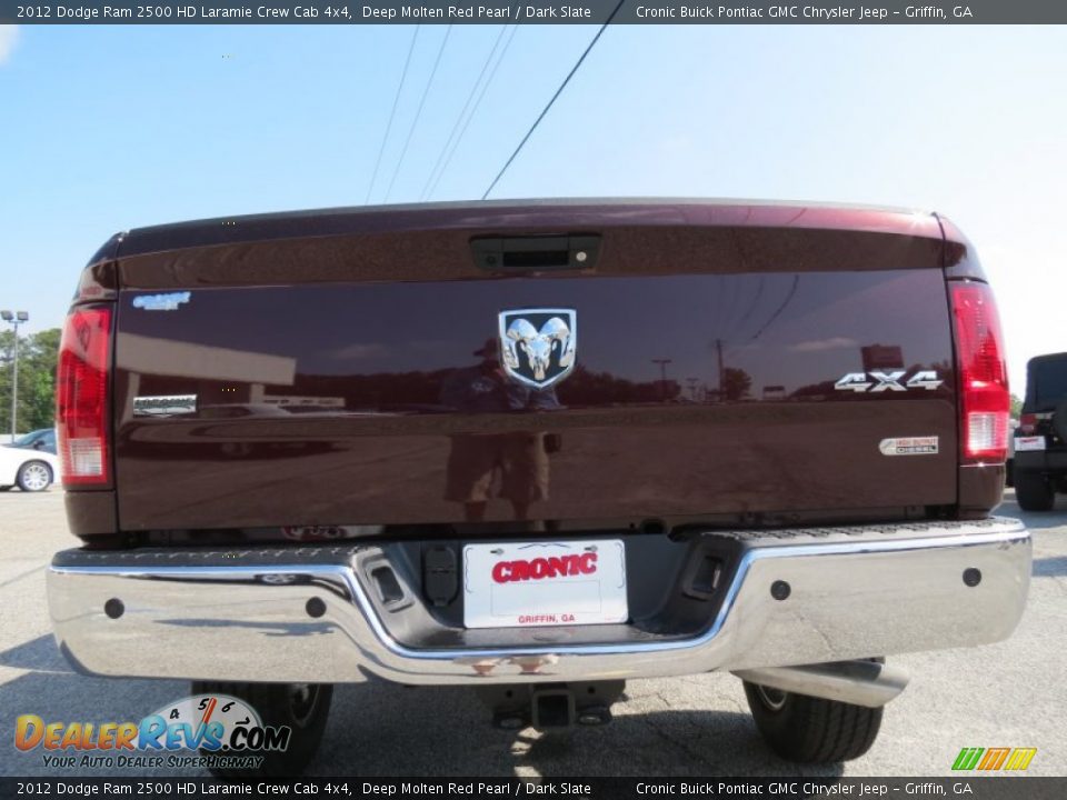 2012 Dodge Ram 2500 HD Laramie Crew Cab 4x4 Deep Molten Red Pearl / Dark Slate Photo #6