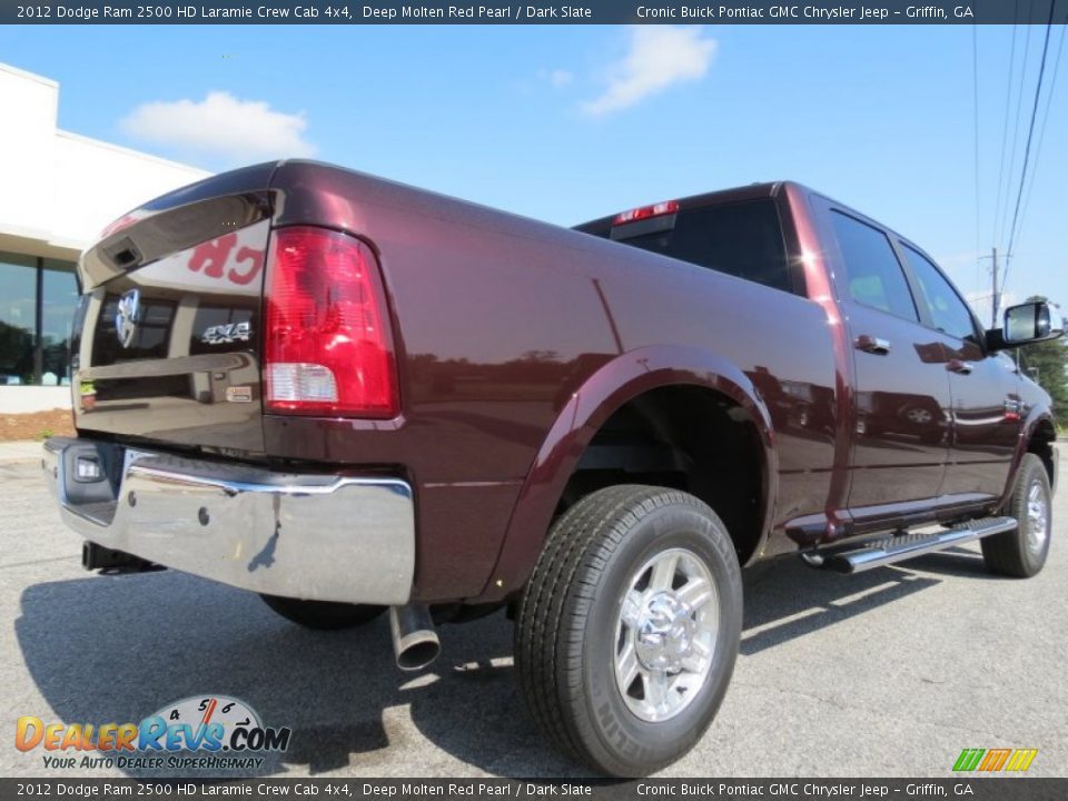 2012 Dodge Ram 2500 HD Laramie Crew Cab 4x4 Deep Molten Red Pearl / Dark Slate Photo #7