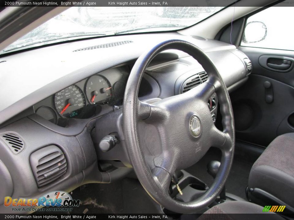 2000 Plymouth Neon Highline Bright White / Agate Photo #12