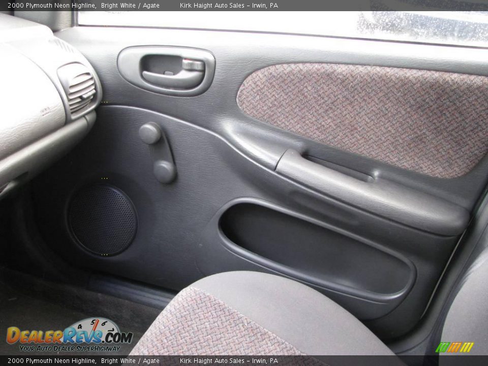 2000 Plymouth Neon Highline Bright White / Agate Photo #15