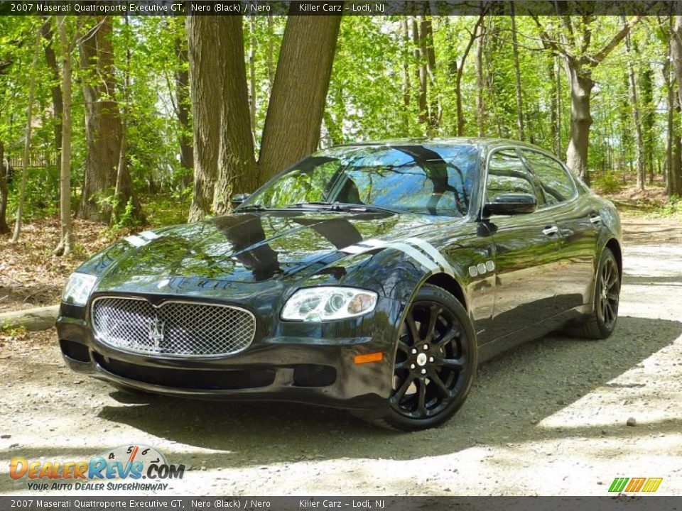 2007 Maserati Quattroporte Executive GT Nero (Black) / Nero Photo #3