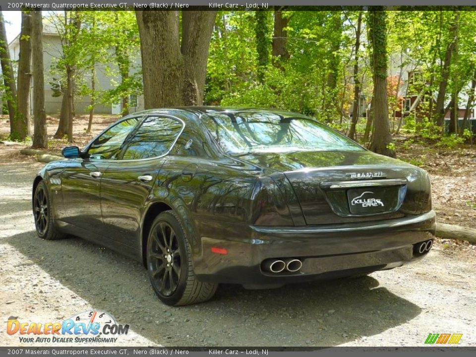 2007 Maserati Quattroporte Executive GT Nero (Black) / Nero Photo #5
