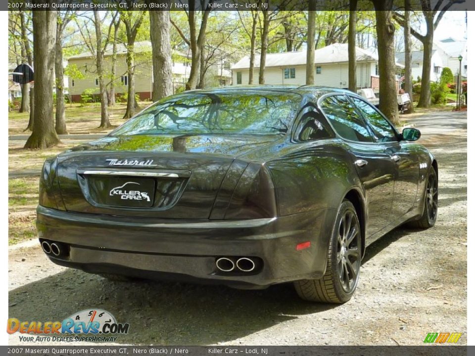 2007 Maserati Quattroporte Executive GT Nero (Black) / Nero Photo #7