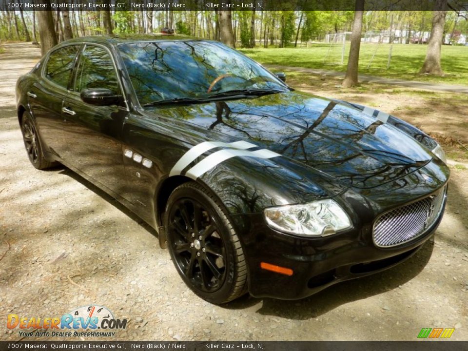 2007 Maserati Quattroporte Executive GT Nero (Black) / Nero Photo #11