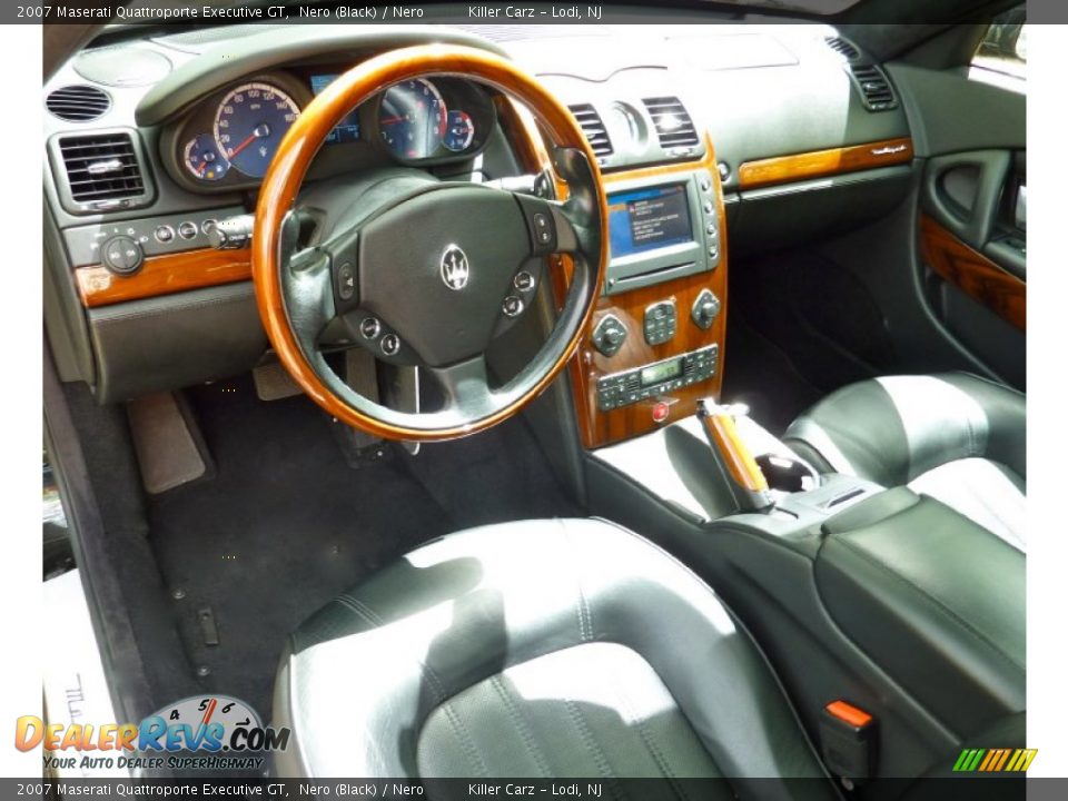 Nero Interior - 2007 Maserati Quattroporte Executive GT Photo #25