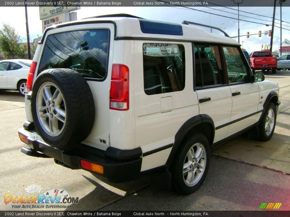 2002 Land Rover Discovery II SE7 Chawton White / Bahama Beige Photo #4