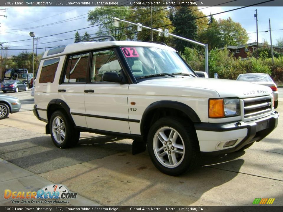 2002 Land Rover Discovery II SE7 Chawton White / Bahama Beige Photo #5