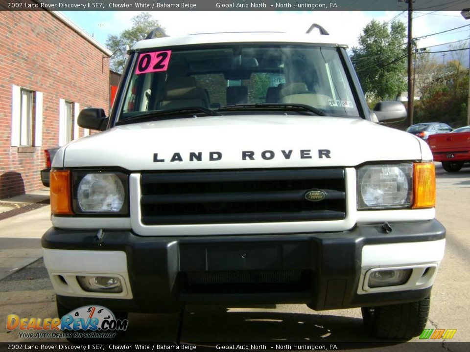 2002 Land Rover Discovery II SE7 Chawton White / Bahama Beige Photo #6