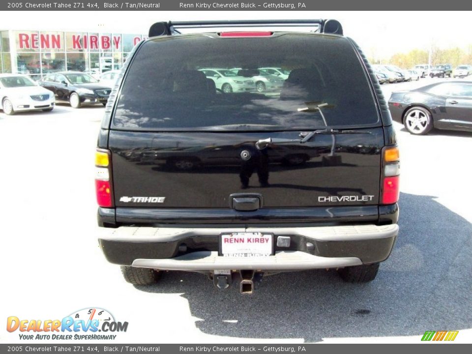 2005 Chevrolet Tahoe Z71 4x4 Black / Tan/Neutral Photo #13