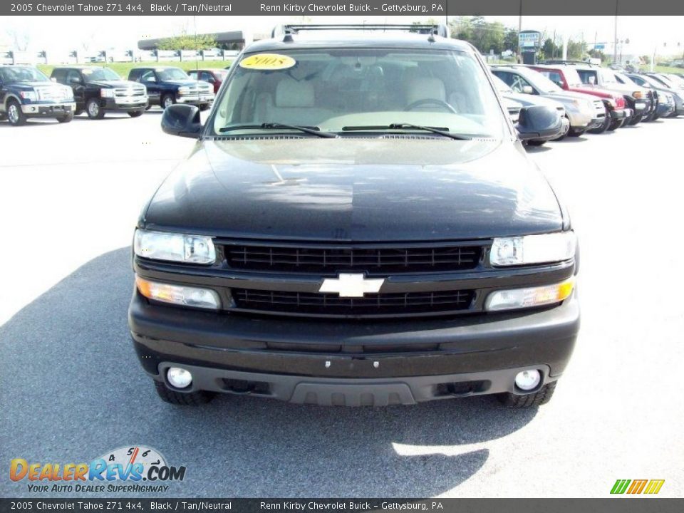 2005 Chevrolet Tahoe Z71 4x4 Black / Tan/Neutral Photo #14