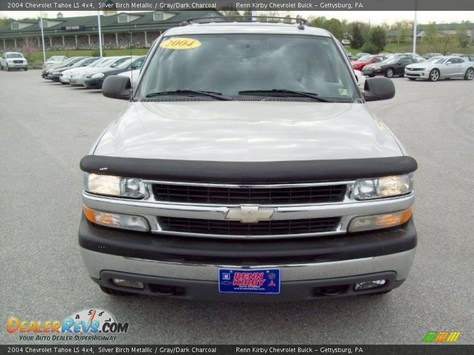 2004 Chevrolet Tahoe LS 4x4 Silver Birch Metallic / Gray/Dark Charcoal Photo #13