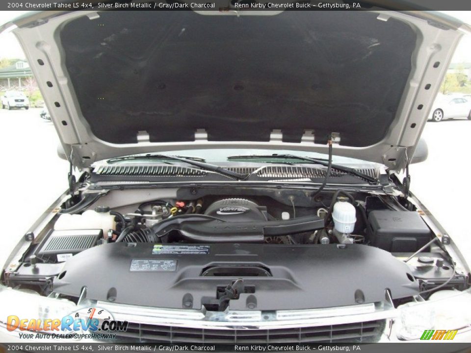 2004 Chevrolet Tahoe LS 4x4 Silver Birch Metallic / Gray/Dark Charcoal Photo #14