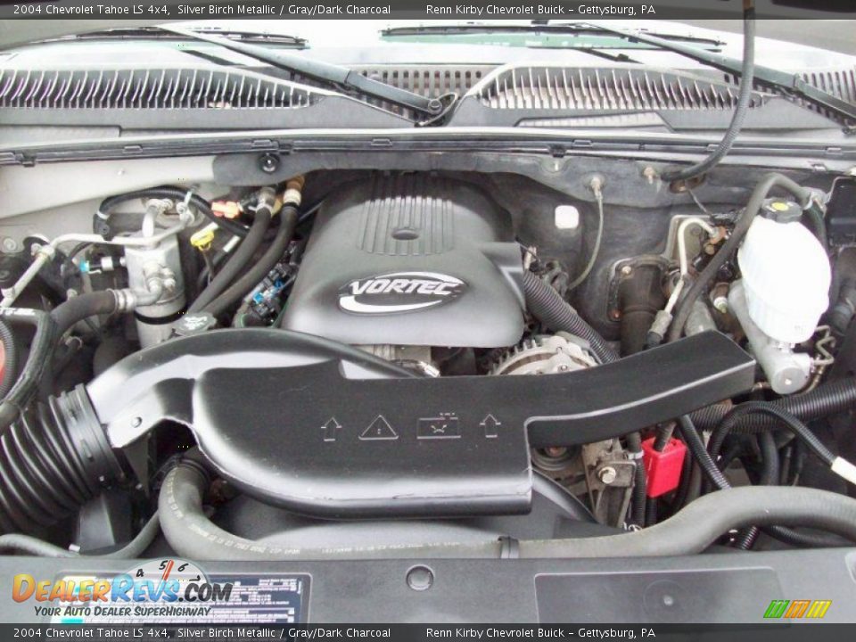 2004 Chevrolet Tahoe LS 4x4 Silver Birch Metallic / Gray/Dark Charcoal Photo #15