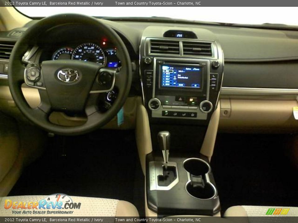 2012 Toyota Camry LE Barcelona Red Metallic / Ivory Photo #7