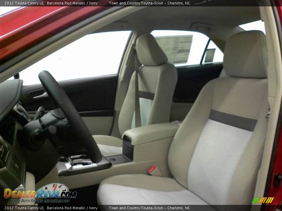 2012 Toyota Camry LE Barcelona Red Metallic / Ivory Photo #10