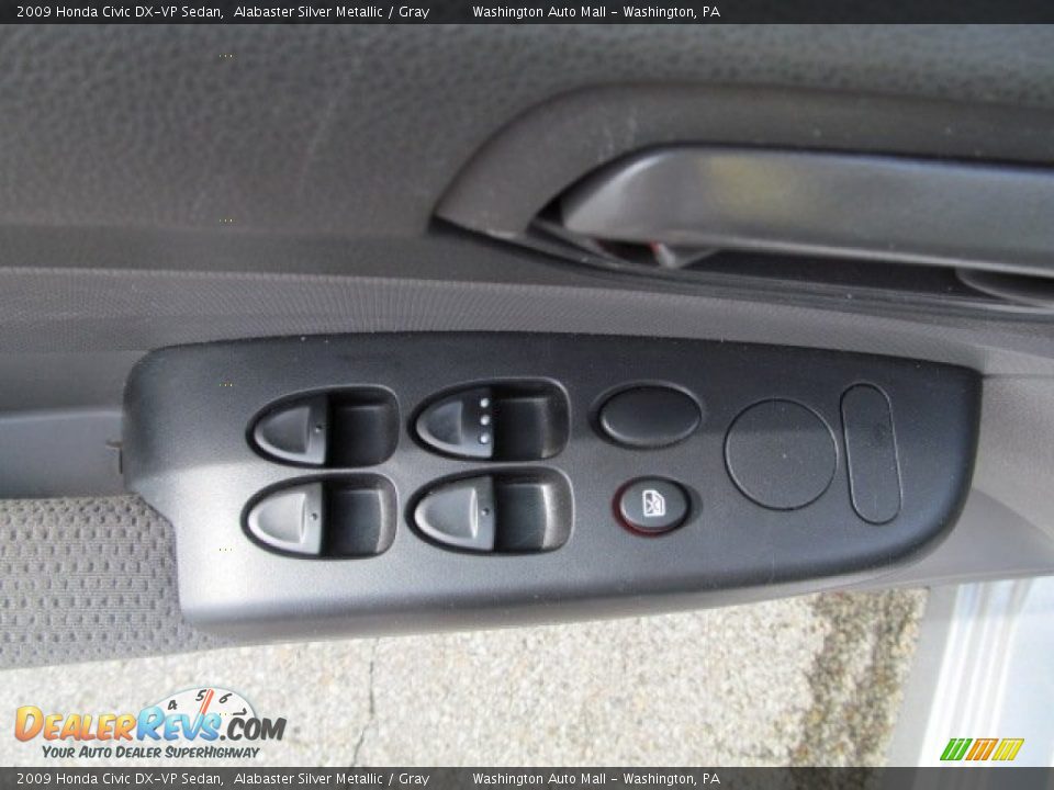 2009 Honda Civic DX-VP Sedan Alabaster Silver Metallic / Gray Photo #13