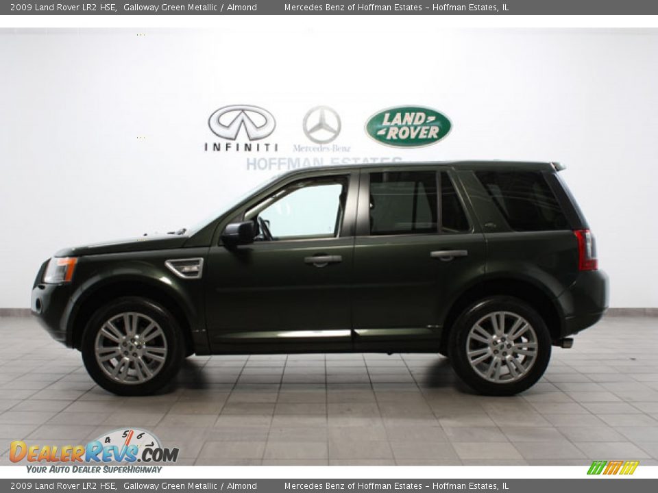 2009 Land Rover LR2 HSE Galloway Green Metallic / Almond Photo #2