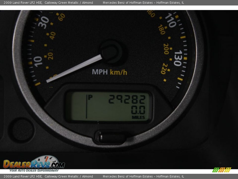 2009 Land Rover LR2 HSE Galloway Green Metallic / Almond Photo #26