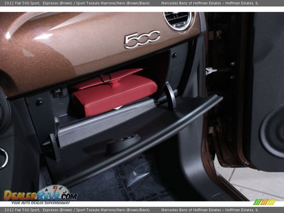 2012 Fiat 500 Sport Espresso (Brown) / Sport Tessuto Marrone/Nero (Brown/Black) Photo #18