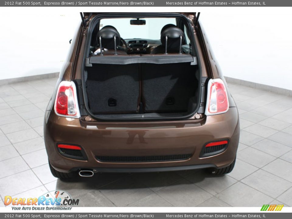 2012 Fiat 500 Sport Espresso (Brown) / Sport Tessuto Marrone/Nero (Brown/Black) Photo #19