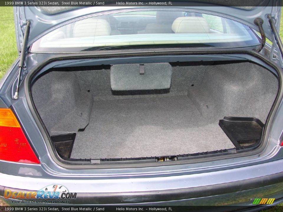1999 BMW 3 Series 323i Sedan Steel Blue Metallic / Sand Photo #17