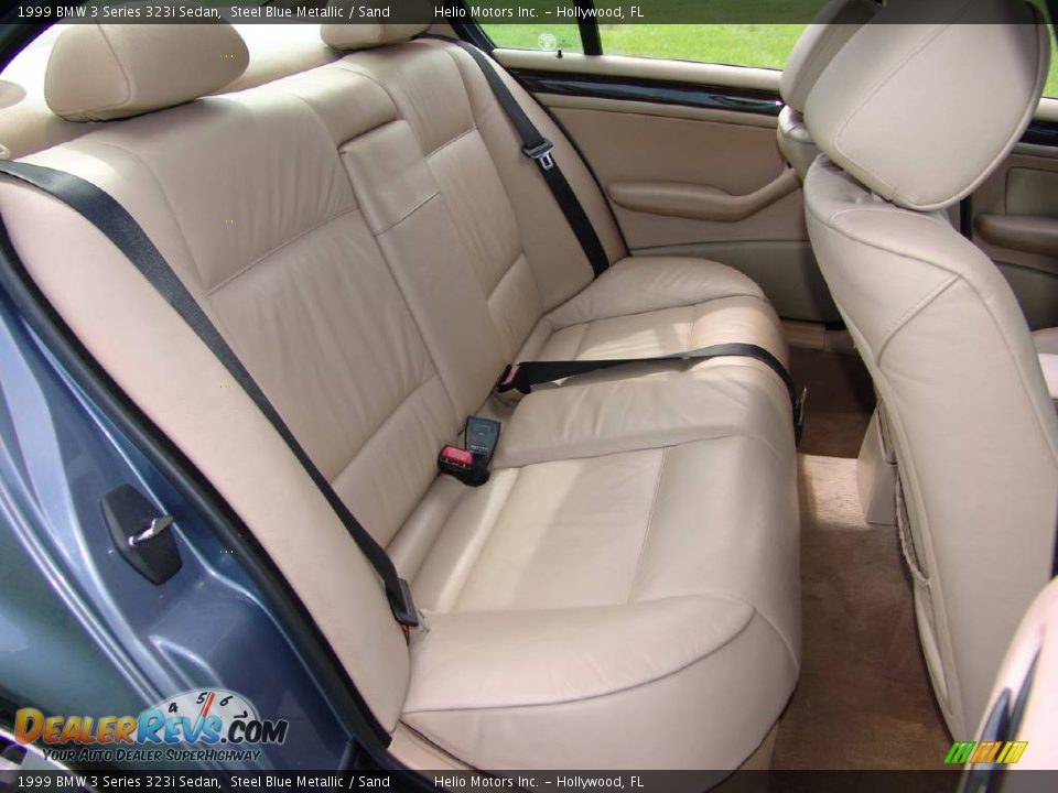 1999 BMW 3 Series 323i Sedan Steel Blue Metallic / Sand Photo #20