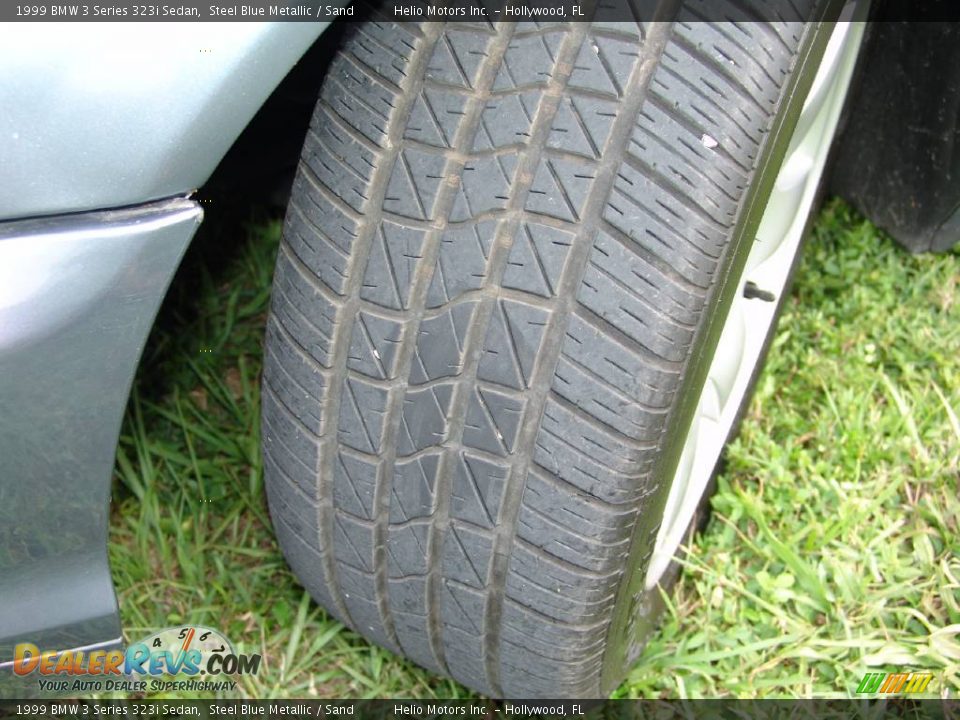 1999 BMW 3 Series 323i Sedan Steel Blue Metallic / Sand Photo #31