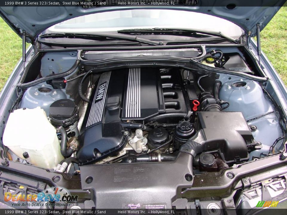 1999 BMW 3 Series 323i Sedan Steel Blue Metallic / Sand Photo #32