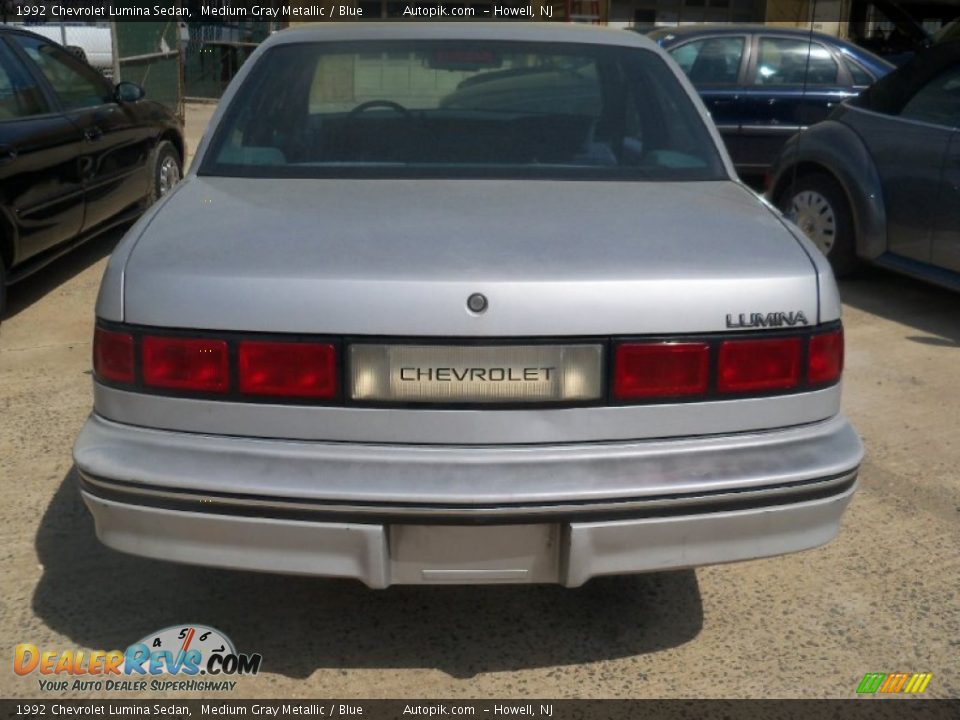 1992 Chevrolet Lumina Sedan Medium Gray Metallic / Blue Photo #4