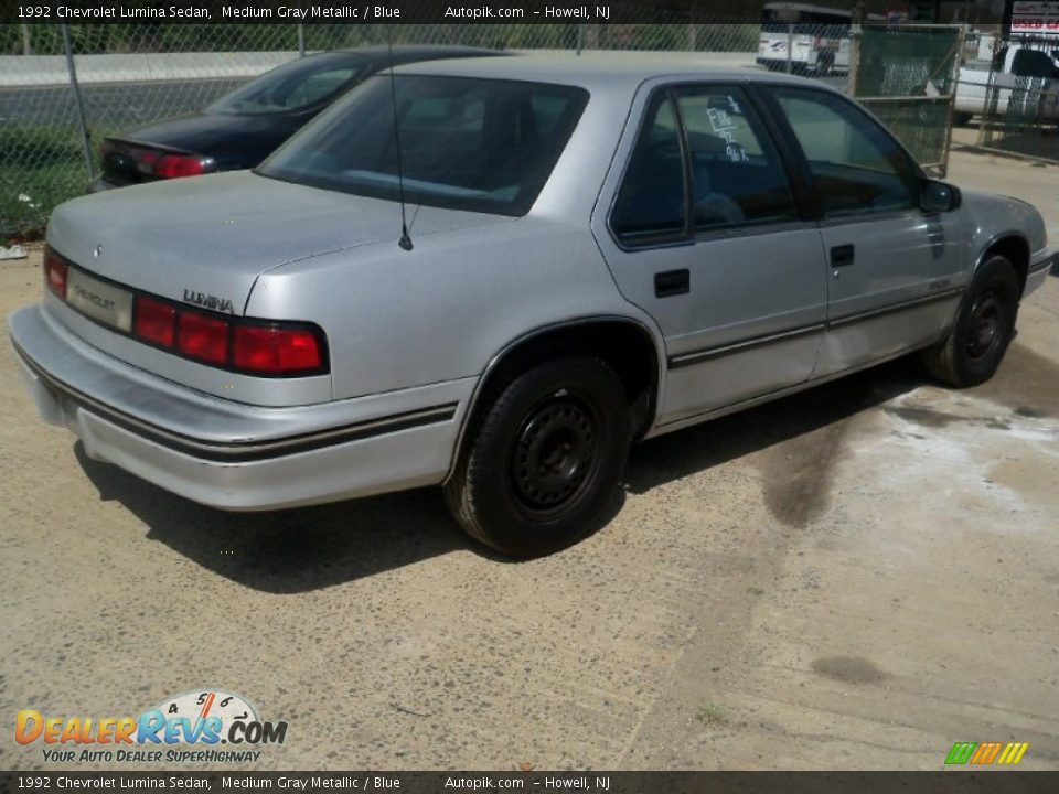 1992 Chevrolet Lumina Sedan Medium Gray Metallic / Blue Photo #5
