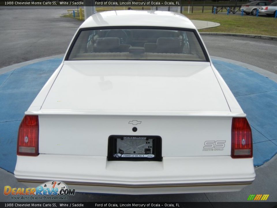 White 1988 Chevrolet Monte Carlo SS Photo #9