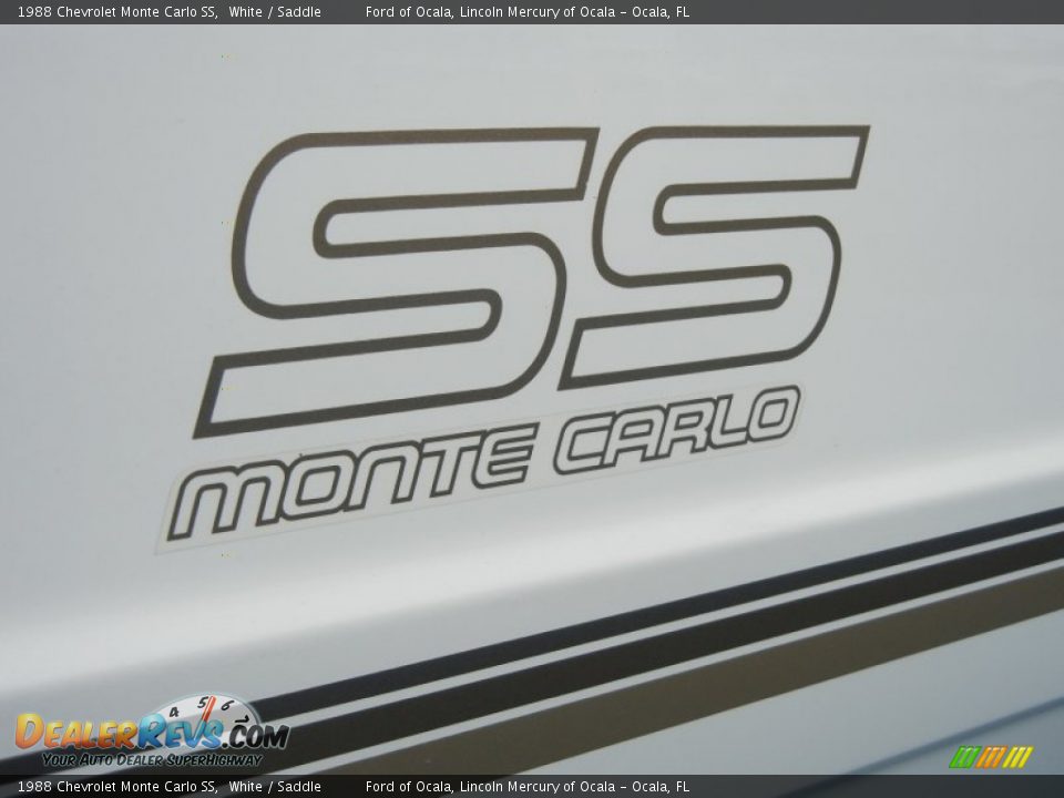 1988 Chevrolet Monte Carlo SS Logo Photo #11