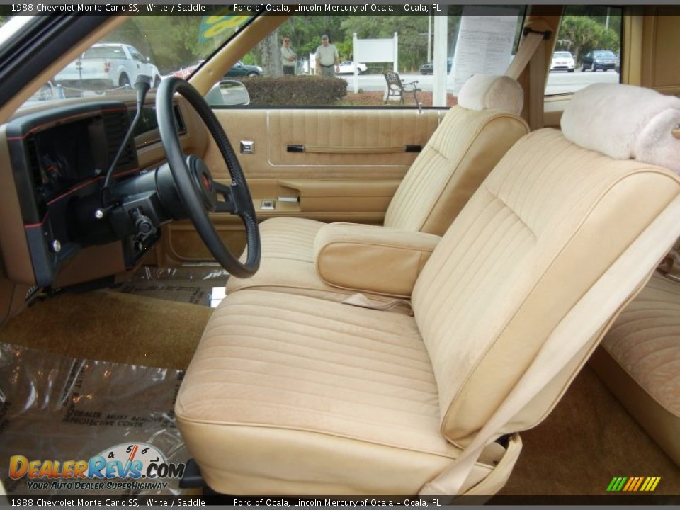 Saddle Interior - 1988 Chevrolet Monte Carlo SS Photo #14