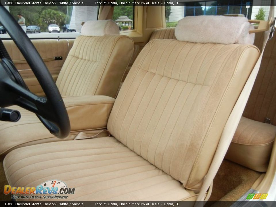 Saddle Interior - 1988 Chevrolet Monte Carlo SS Photo #15