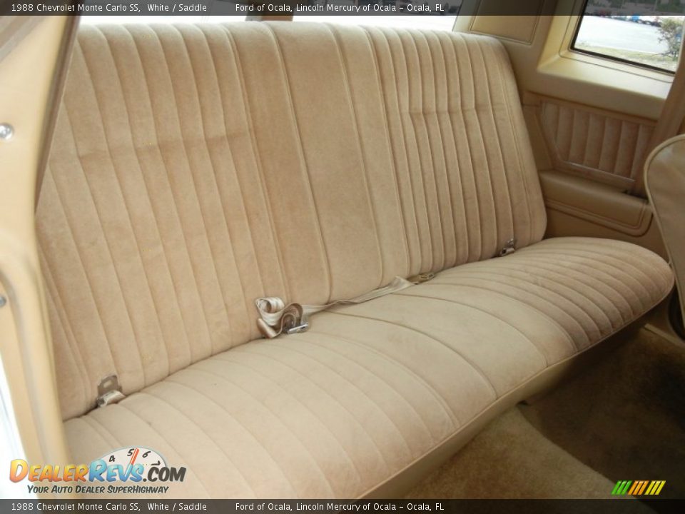 Saddle Interior - 1988 Chevrolet Monte Carlo SS Photo #20