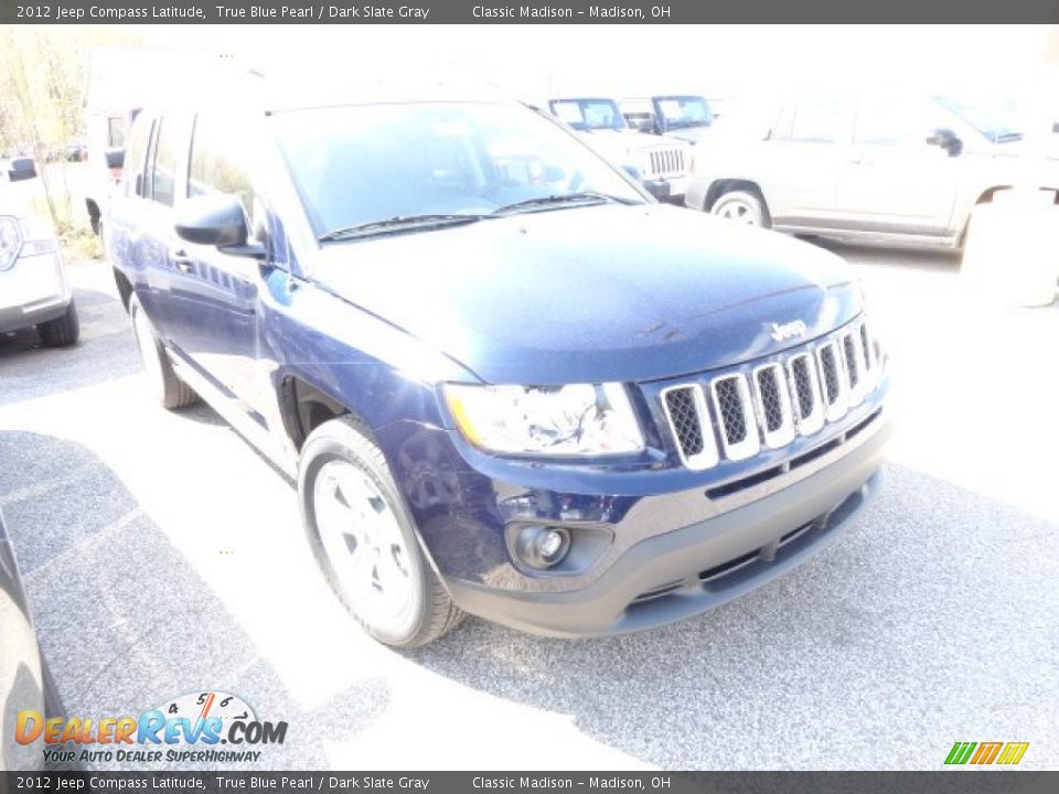 2012 Jeep Compass Latitude True Blue Pearl / Dark Slate Gray Photo #2